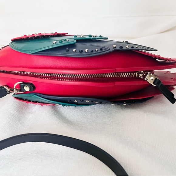 Kate Spade *RARE* Colorful 3D Parrot leather novelty crossbody bag NWOT - Picture 8 of 10